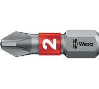 Embout 851/1 BTZ 1/4 pouce PH 2 L.25mm BiTorsion,tenace.WERA