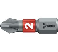 Embout 851/1 BTZ 1/4 pouce PH 3 L.25mm BiTorsion,tenace.WERA