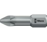 Embout 851/1 TZ 1/4 pouce PH 3 L.25mm zone de torsion,tenace.WERA