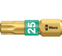 Embout 867/1 BDC 1/4 pouce T 25 L.25mm BiTorsion,revêtu diamanté WERA