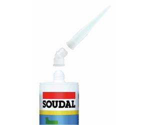 Embout à 45° - adaptable sur canule - pour cartouche de mastic SOUDAL