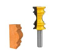 Embout à fente droit professionnel 8/12/12 7 mm pour fraisage, gravure, travail du bois, tige 1/2", coupe-fente