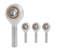 Embout à rotule 4 pièces, roulement à rotule M10 filetage extérieur, roulement à rotule, rotule uniball, filetage à droite