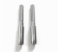 Embout à Sertir Câble Ø 3mm Terminaison Filetage à GAUCHE M5 (Lot de 2) inox A4