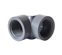 embout Adaptateur de filetage femelle en PVC, raccord d'extrémité tuyau 1/2"-1", raccords gris for conduite d'eau plomberie, 20 pièces(Red,1/2 inch)