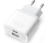 Embout Adaptateur Secteur Bloc USB Type C, Chargeur USB C 20W, Prise USBAC Rapide pour iPhone, Samsung Galaxy