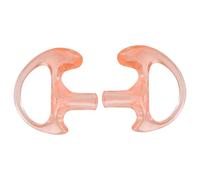 Embout auriculaire de rechange rose universel pour oreillette radio de remplacement universel en silicone Embout auriculaire de rechange en silicone adapté à la plupart des kits audio de tubes(M)