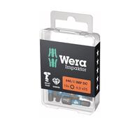 Embout Bit Impaktor 1/4 DIN 3126 C6.3 Hexagonal 4x25mm 10er Pack Wera