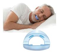 Embout Buccal Anti-Ronflement - Solution Naturelle contre Ronflement et Apnée du Sommeil Légère - Confortable, Réutilisable et Discret