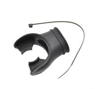 Embout buccal de plongée en silicone de qualité alimentaire pour régulateur de deuxième étape, valve de morsure élastique souple avec fente d'attache de câble, design confortable anti-fatigue pour