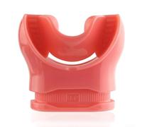 Embout buccal de plongée en silicone de qualité alimentaire, support de langue confortable, antidérapant, plusieurs couleurs pour la plongée prolongée pour les sessions (rouge)