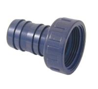 embout cannelé 20mm avec union femelle à visser 3/4"