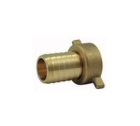 Embout cannelé - fileté Femelle avec écrou à Ailette en Laiton - Ø A: 3/4'' | Ø B: 12/12.5mm