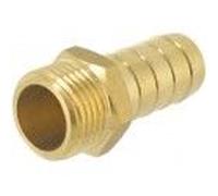 Embout cannelé laiton 6 pans droit male 26 x 34 mm 1" tuyau ° 25 mm CAP VERT