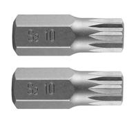 Embout cannelé M10 x 30 mm, S2 x 2 pièces.
