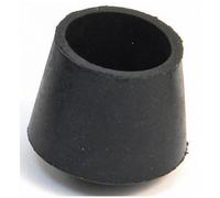 Embout caoutchouc noir couvrant pour tube diamètre 30 mm AVL