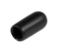 Embout Caoutchouc SOURCING MAP Caoutchouc Embout 5mm ID Vinyle Rond Terminal Capuchon Housse Vis Filetage Protecteur Noir 200Pcs