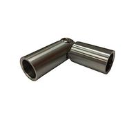 Embout cardan Barreau tube de 12mm inox satiné A2 Garde Corps