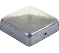 Embout carré en acier galvanisé pyramide pour poteaux de 70 x 70 mm