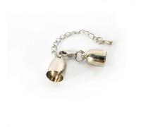 Embout Cloche Avec Fermoir Argent 8mm