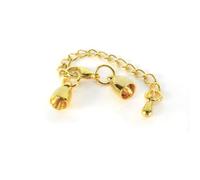 Embout cloche avec fermoir Or 5mm