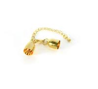 Embout Cloche Avec Fermoir Or 8mm