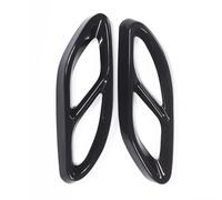 Embout Couvercle Garniture 2 Pièces Cache-silencieux D'échappement Arrière Pour Voiture Compatible Avec Benz Pour B Class W246 2015 2016 2017 2018 2019(Black)