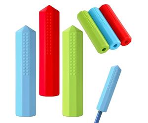 Embout Crayon À Mâcher, Embout De Crayon Anti Mastication, Emb out Stylo A Macher Enfant Tdah,Pointe Silicone Crayons Enfant A Macher, Pour La Dentition, L'autismes, Le TDAH