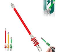 Embout cruciforme magnétique avec ressort, forets antidérapants longs cruciformes magnétiques, forets cruciformes en acier allié S2, une pression pour éjecter rapidement, plus de glissement des dents