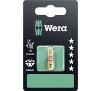 Embout cruciforme PH 2 Wera 05073333001 Acier à outils revêtement diamanté, allié Forme (embouts