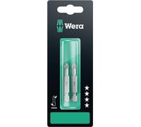 Embout cruciforme PH 3 Wera 05134382001 Acier à outils allié, extra-rigide Forme (embouts): F 6.3 2 pc(s)