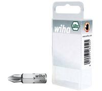 Embout cruciforme PZ 1 Wiha 32070 Acier Chrome-Vanadium trempé Forme (embouts): C 6.3