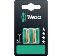 Embout cruciforme PZ 2 Wera 05073371001 Acier à outils extra-dur Forme (embouts): D 6.3