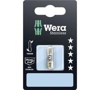 Embout cruciforme PZ 2 Wera 05073614001 acier inoxydable Forme: D 6.3 1 pc(s)