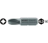 Embout cruciforme vis Pozidriv PZ 3 Longueur: 25 mm Hazet 2216-PZ3 Entraînement: hexagone massif 6.3 mm (1/4\ ) 1 pc(s)