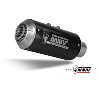 Embout D’Échappement Racing En Carbone MIVV MK3 Noir KTM RC 125 2017-2020
