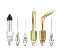Embout d'aiguille à graisse Kit de 6 pièces mini précision raccord | Buses Droites À Embout De Graisse Pour pick-ups, tracteurs, camions, quads, véhicules, remorques, camping-cars,