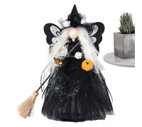 Embout d'arbre d'Halloween - Ornement de Noël pour sorcières, décoration de figurines de collection, composant résistant pour l'affichage de poupées, accessoire décoratif saisonnier | Abbell