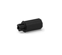 Embout d'axe pour tube octogonal 40 mm crabot mâle ø12 ou carré de 10