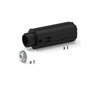 Embout d'axe pour tube ZF 54 crabot femelle, avec roulement