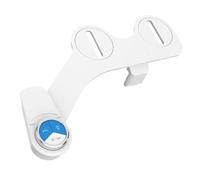 Embout de bidet fin non électrique pour siège de toilette, petits bidets à main, deux buses, auto-nettoyant pour hygiène personnelle (3-8 Europe FR ES NL)