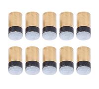 Embout de Billard Durable à Visser en Cuivre et Cuir PU pour Poteau de Queue, 10 Pièces de Rechange Compactes et Portables pour Les Joueurs de Queue de Niveaux (11MM)