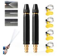 Embout de Buse D'arrosage Haute Pression, 2026 Nouveau Accessoire de Pulvérisation Réglable à Main Résistant, Pistolet Arrosage, Buse haute pression pour Voiture, Terrasse und Jardin (A*1)