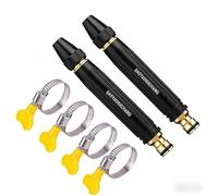 Embout De Buse D'arrosage Haute Pression, Buse De Tuyau D'arrosage Haute Pression, 2 Pièces De Rechange Rotatives À 360 Degrés Avec 3 Jets Outils De Nettoyage Pour Lavage Auto, Sols, Jardins