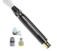 Embout de buse d'arrosage haute pression | Pulvérisateur de Jardin, 3 Modes d'Arrosage Pistolet Arrosoir avec 4 Interface pour le Lavage des Voitures, les Jardins, les plant, Animaux domestiques