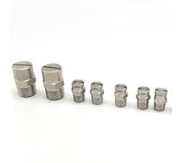 Embout de buse de pulvérisation, buse à jet plat en acier inoxydable 65 degrés, paquet de 5 ou 10 1/8 1/4 3/8 1/2 pouce(No.06: 1/8 (1.6 Mm Aperture),5pcs)