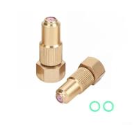 Embout de buse de pulvérisation en laiton réglable - Tête de pulvérisation haute pression - Buse d'irrigation résistante à la rouille - Fixation d'arrosage fine pour verger (B)