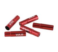 Embout de câble de frein en aluminium Var (x4) Rouge