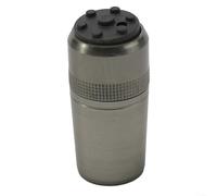 Embout de canne à pêche de rechange fabriqué en alliage d'aluminium, s'adapte aux tailles de queue de canne à pêche de 15 à 30,5 mm, convient à plusieurs styles de canne (15 mm)