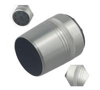 Embout de canne à pêche de rechange fabriqué en alliage d'aluminium, s'adapte aux tailles de queue de canne à pêche de 15 à 30,5 mm, convient à plusieurs styles de canne (27,5 mm)